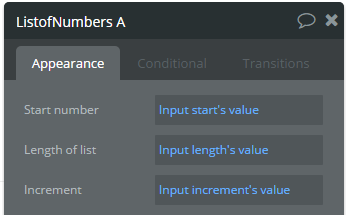 list of numbers properties